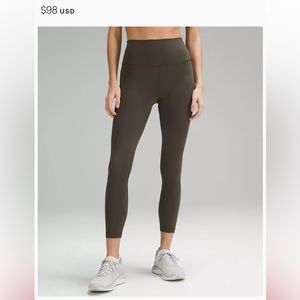 Lululemon Wundertrain Leggings Dark Olive